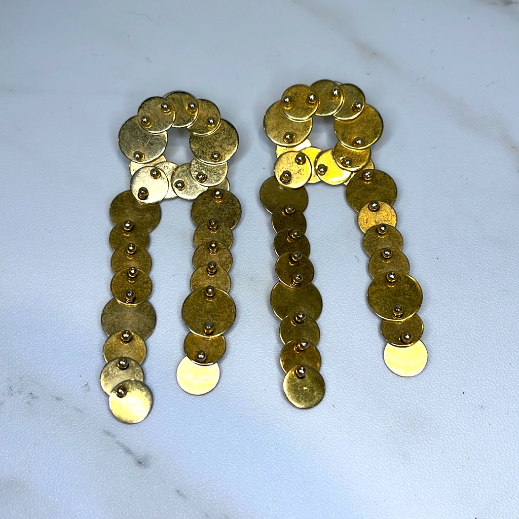 Eddie Borgo Pinned Paillette Earrings 113$